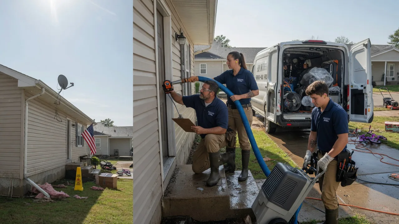 Ceiling Water Damage Restoration in Deloit, IA near me